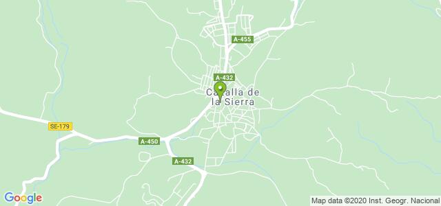 mapa de instituto nacional de la seguridad social cazalla de la sierra