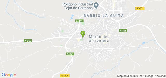 mapa de instituto nacional de la seguridad social moron de la frontera