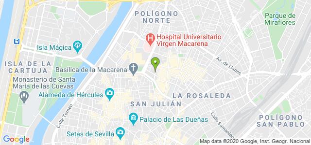 mapa de instituto nacional de la seguridad social sevilla 8