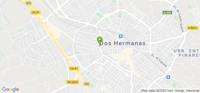 mapa de oficina de la seguridad social dos hermanas 2