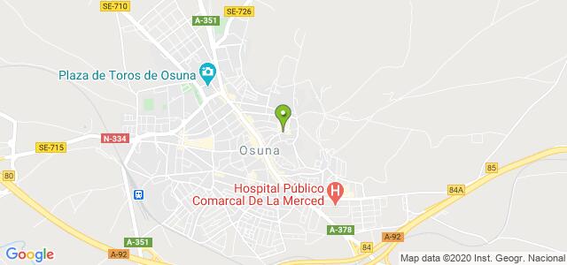 mapa de oficina de la seguridad social osuna