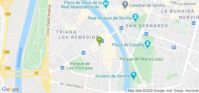 mapa de oficina de la seguridad social sevilla 2