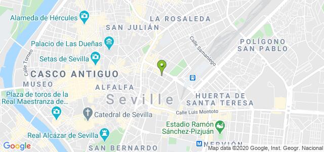 mapa de oficina de la seguridad social sevilla 5