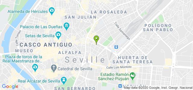 mapa de oficina de la seguridad social sevilla 6