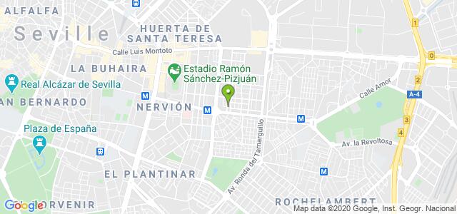 mapa de oficina de la seguridad social sevilla 7