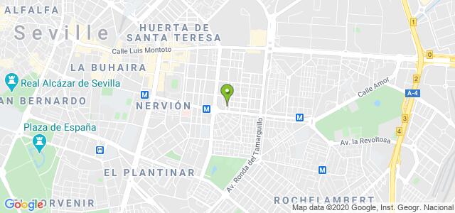mapa de oficina de la seguridad social sevilla 13