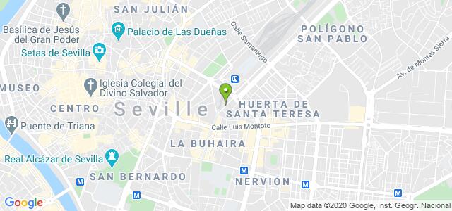 mapa de oficina de la seguridad social sevilla 15