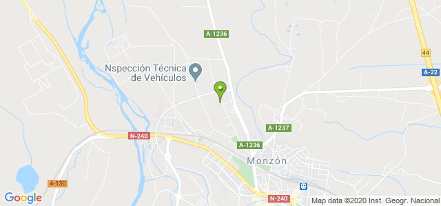 mapa de oficina de la seguridad social monzon