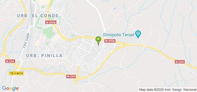 mapa de instituto nacional de la seguridad social teruel