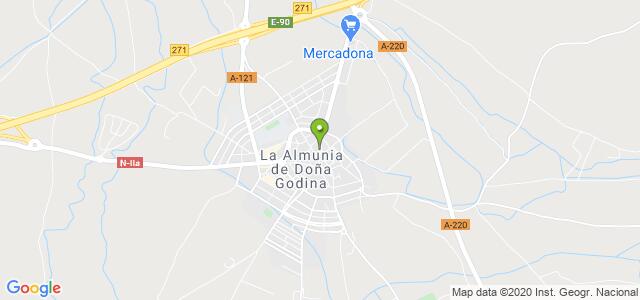 mapa de instituto nacional de la seguridad social la almunia de dona godina