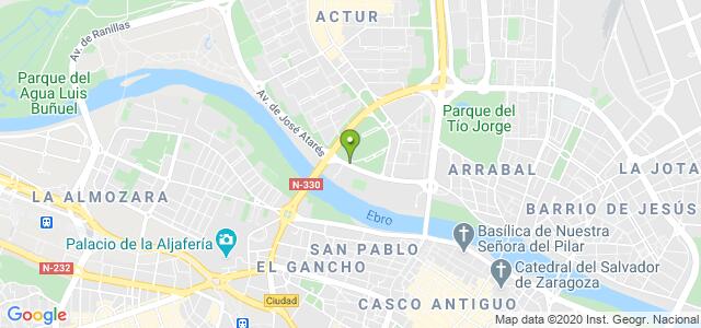 mapa de oficina de la seguridad social zaragoza 10