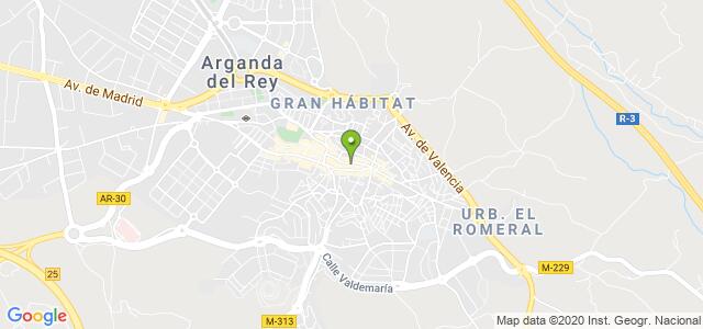 mapa de instituto nacional de la seguridad social arganda del rey