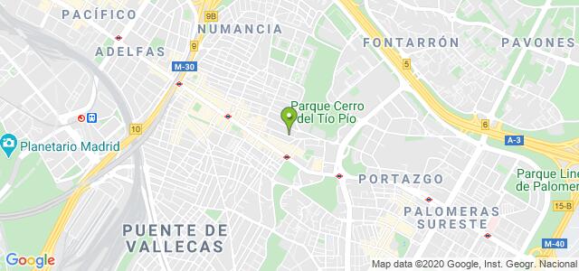 mapa de instituto nacional de la seguridad social madrid