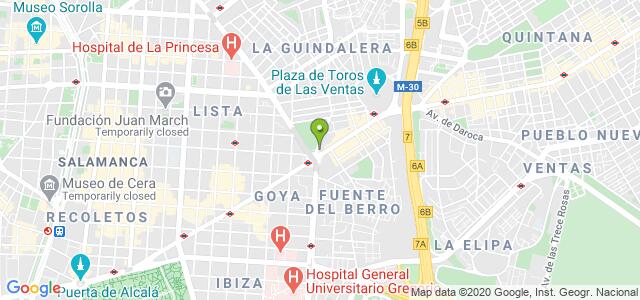 mapa de instituto nacional de la seguridad social madrid 3