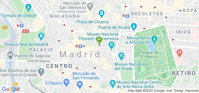 mapa de instituto nacional de la seguridad social madrid 7