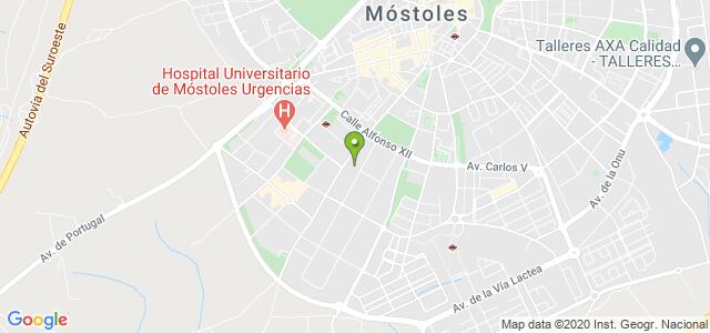 mapa de instituto nacional de la seguridad social mostoles