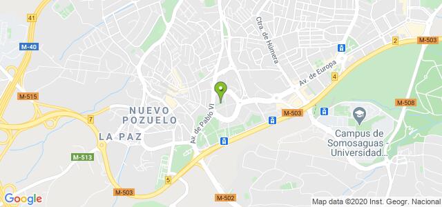 mapa de instituto nacional de la seguridad social pozuelo de alarcon