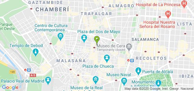 mapa de instituto social de la marina madrid