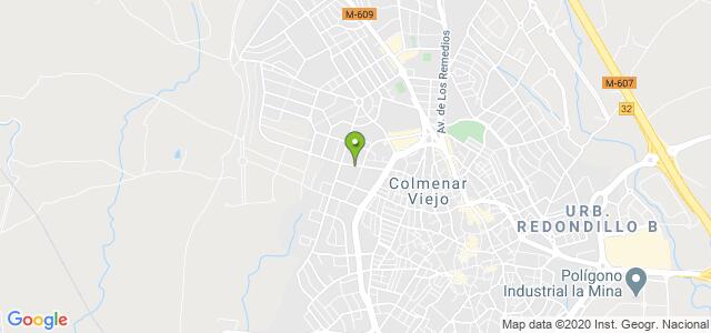 mapa de oficina de la seguridad social colmenar viejo 2