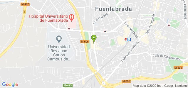 mapa de oficina de la seguridad social fuenlabrada