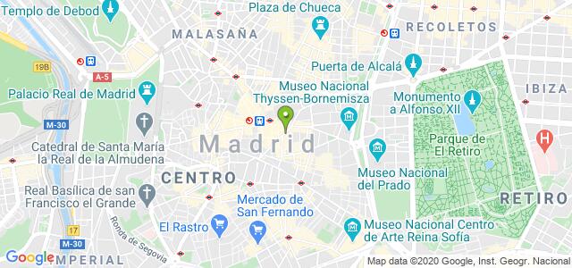 mapa de oficina de la seguridad social madrid 4