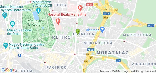 mapa de oficina de la seguridad social madrid 11