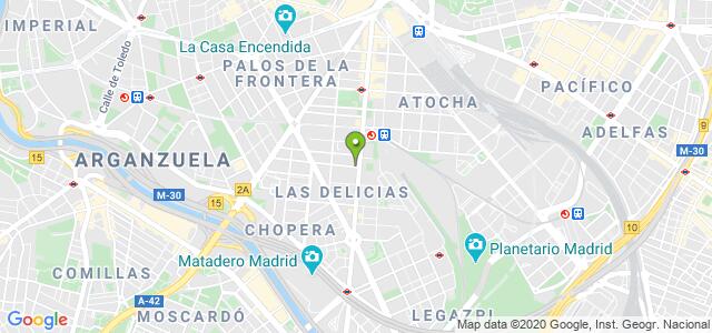 mapa de oficina de la seguridad social madrid 13