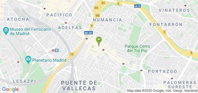 mapa de oficina de la seguridad social madrid 19
