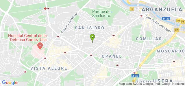 mapa de oficina de la seguridad social madrid 26