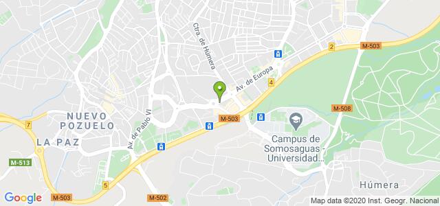 mapa de oficina de la seguridad social pozuelo de alarcon 2