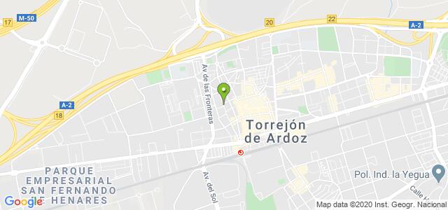 mapa de oficina de la seguridad social torrejon de ardoz 2