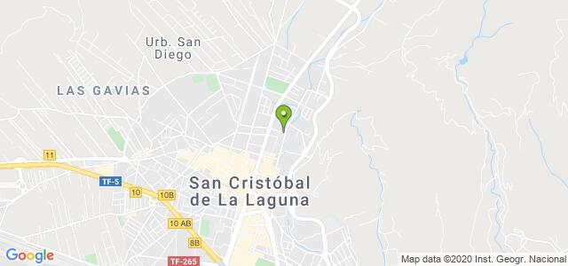 mapa de instituto nacional de la seguridad social san cristobal de la laguna