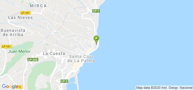 mapa de instituto nacional de la seguridad social santa cruz de la palma