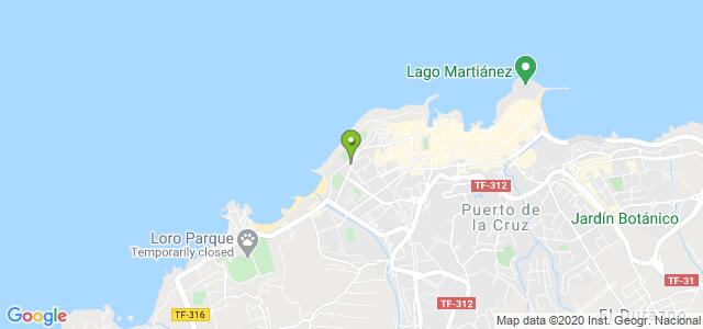 mapa de oficina de la seguridad social puerto de la cruz 2
