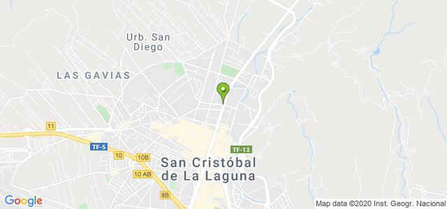 mapa de oficina de la seguridad social san cristobal de la laguna 2