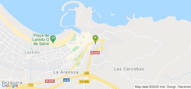 mapa de instituto social de la marina laredo