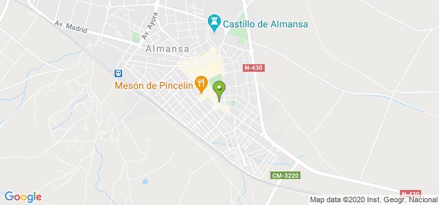 mapa de oficina de la seguridad social almansa