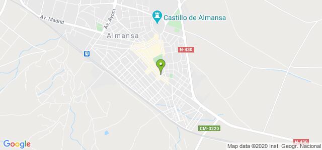 mapa de oficina de la seguridad social almansa 2