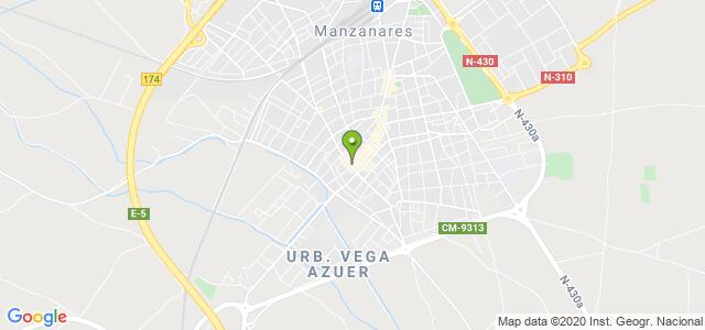 mapa de instituto nacional de la seguridad social manzanares