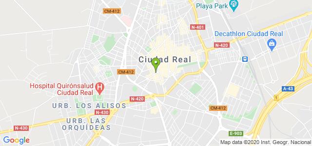 mapa de oficina de la seguridad social ciudad real 2