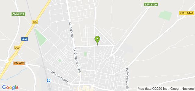 mapa de oficina de la seguridad social valdepenas