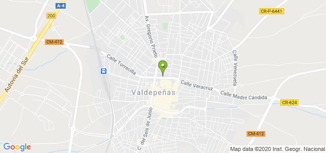 mapa de oficina de la seguridad social valdepenas 2