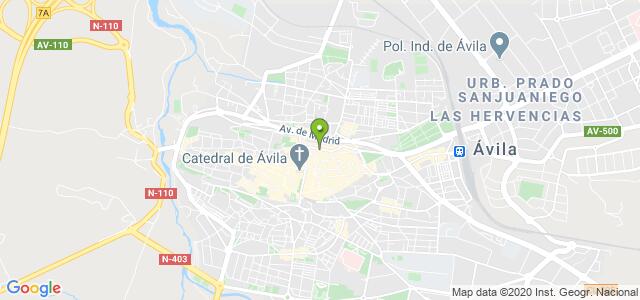 mapa de instituto nacional de la seguridad social avila 2