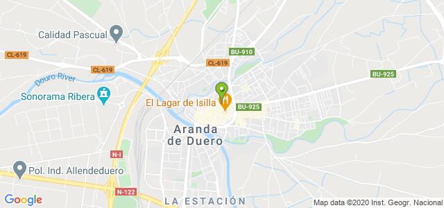 mapa de instituto nacional de la seguridad social aranda de duero