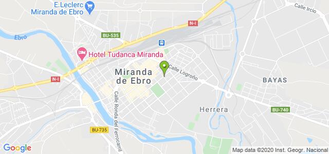 mapa de instituto nacional de la seguridad social miranda de ebro