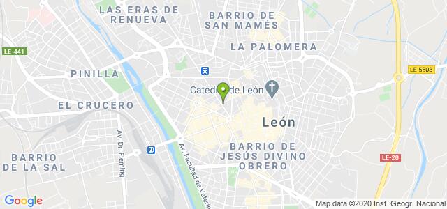 mapa de instituto nacional de la seguridad social leon