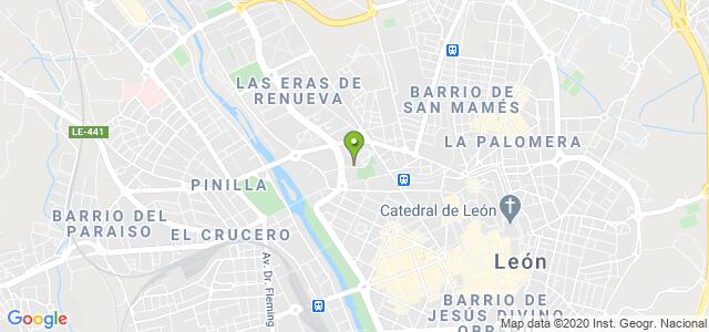 mapa de oficina de la seguridad social leon