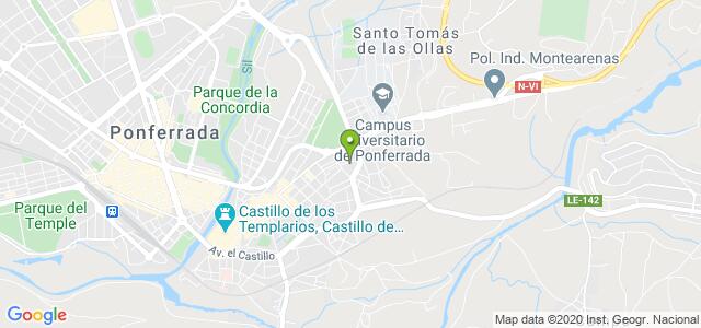 mapa de oficina de la seguridad social ponferrada 2