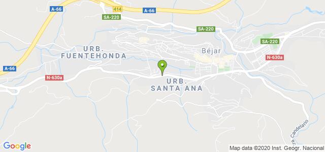 mapa de instituto nacional de la seguridad social bejar