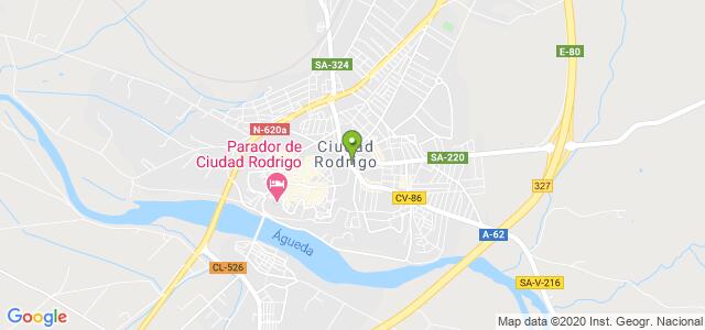 mapa de instituto nacional de la seguridad social ciudad rodrigo